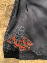 Load image into Gallery viewer, Tooled Leather Tee in Smoke