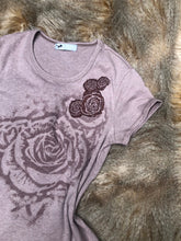 Load image into Gallery viewer, Forever Rose on Mocha Tee