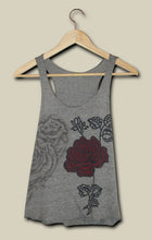 Load image into Gallery viewer, Serene Rose Tank on Heather Grey